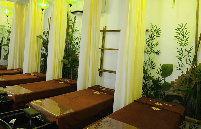 Không gian massage tại AMAN Spa tại tphcm