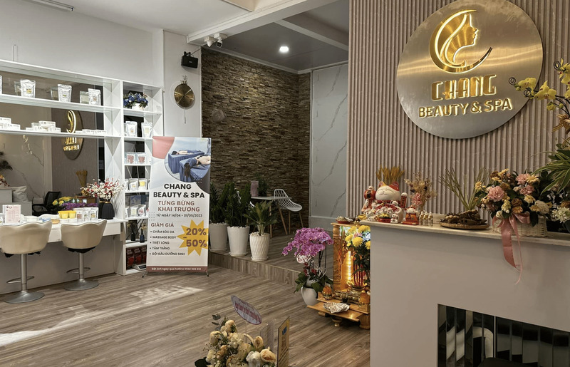 Không gian tại CHANG BEAUTY & SPA - Massage TPHCM được ưa chuộng