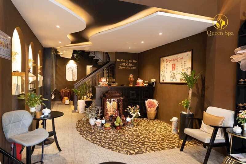 Không gian massage tại Queen Spa