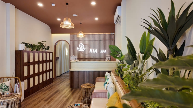 Không gian của Ria Spa - địa chỉ mát-xa cổ vai gáy quận 1