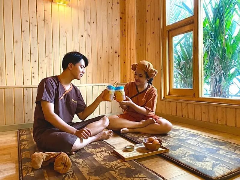xông hơi và massage ngay trung tâm quận 1 tại Temple Leaf Spa & Sauna