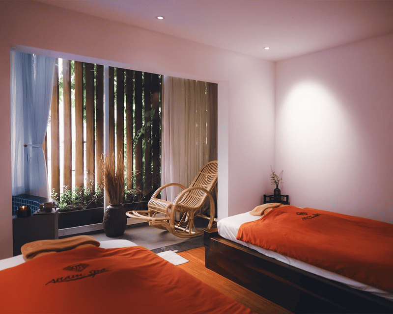 Xông hơi đá muối, massage tại Anam QT Spa