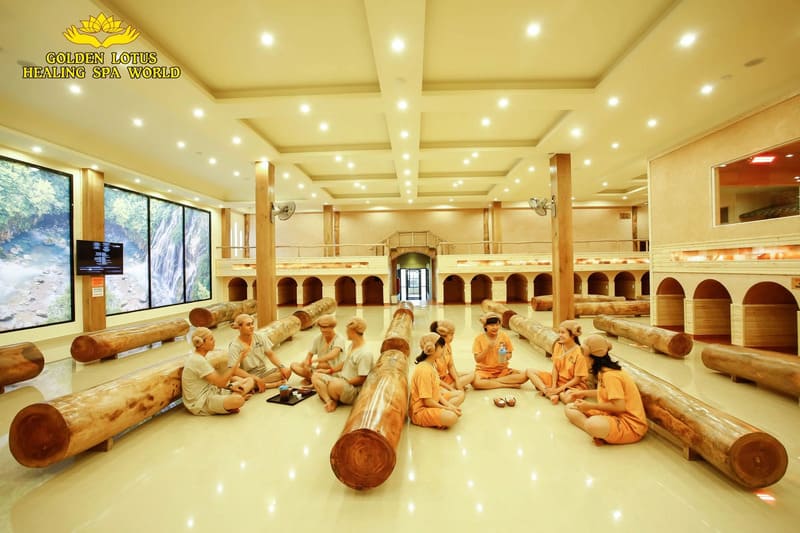 Golden Lotus Healing Spa Land là spa xông hơi Jjim Jil Bang chuẩn Hàn
