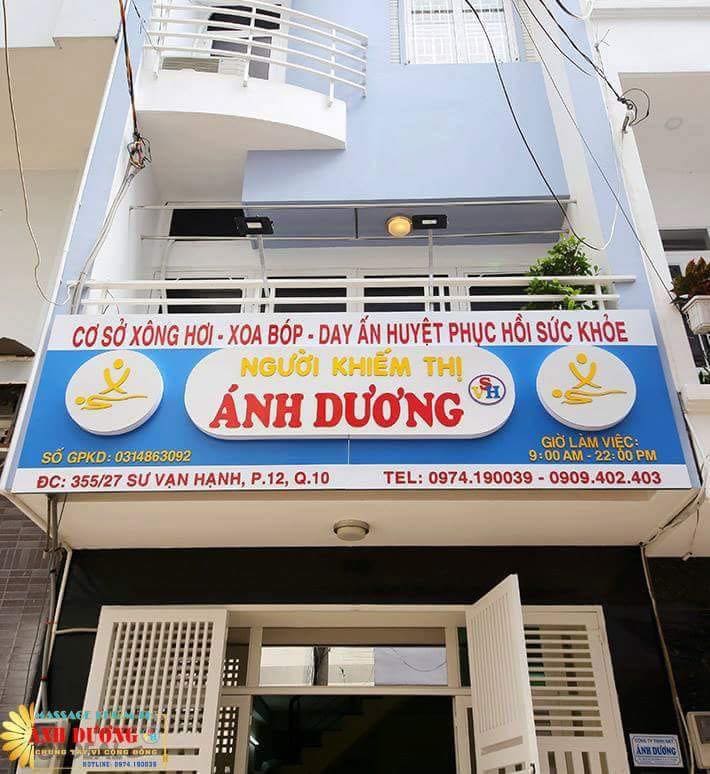 Massage Khiếm Thị Ánh Dương là địa điểm mát xa xông hơi chắc tay